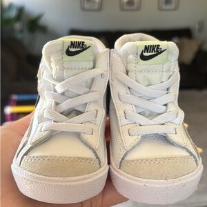 Nike Kids White and Tan Blazers